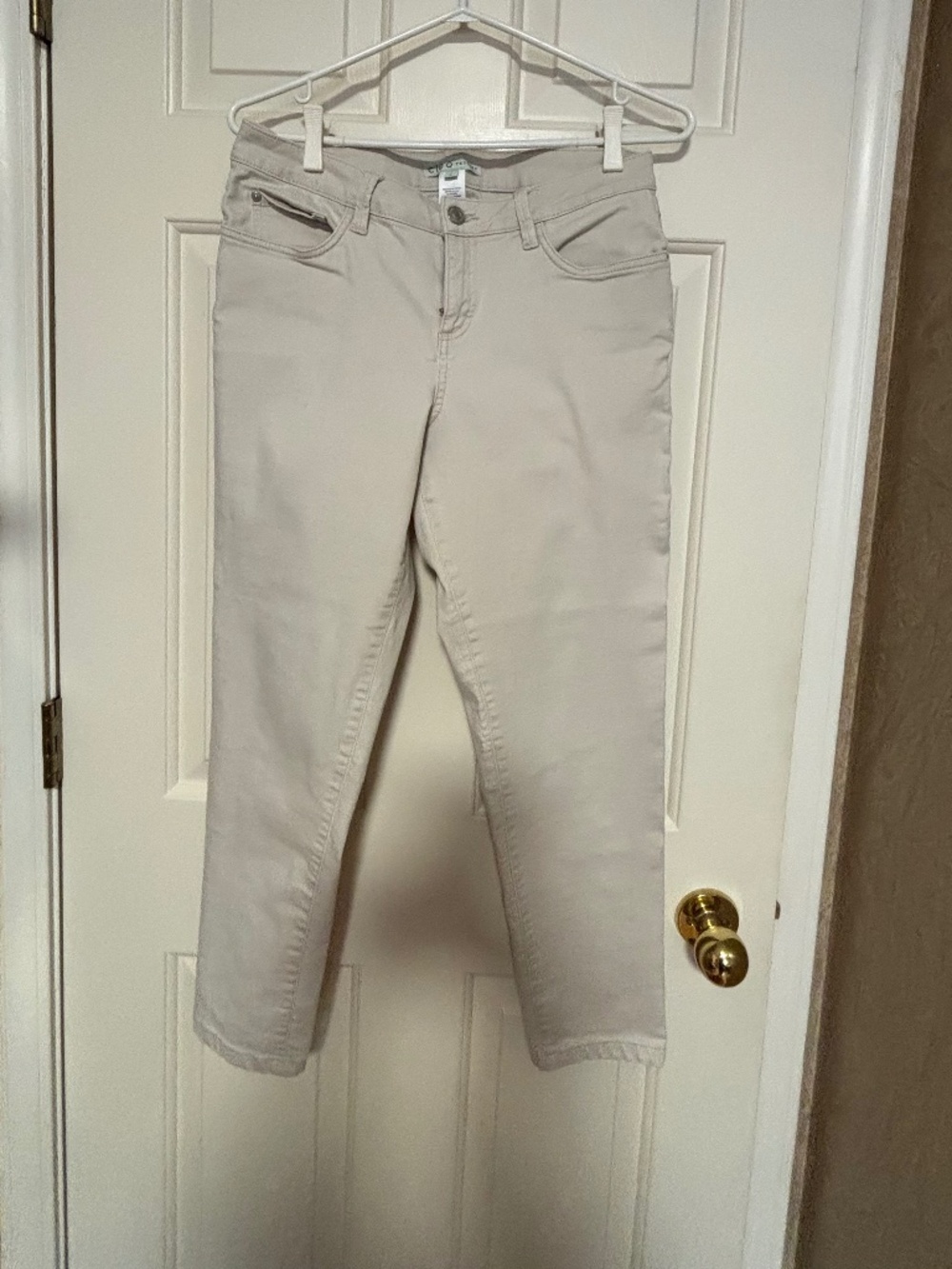 Cleo Petites Tan Pants, Size 6